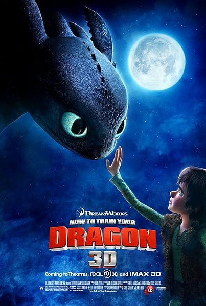 The theatrical poster for How to Train Your Dragon