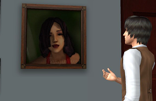 Sims 2 - Bella Goth portrait