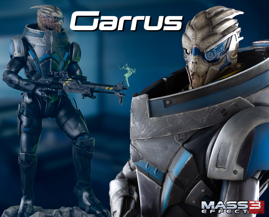 Garrus Vakarian limited edition figure by Gaming Heads