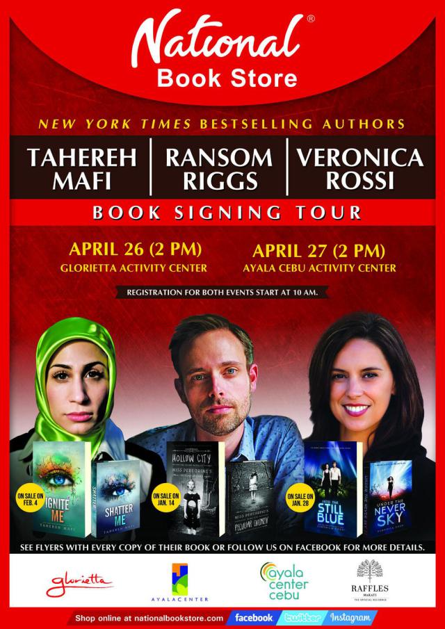 National Bookstore Book Signing event poster