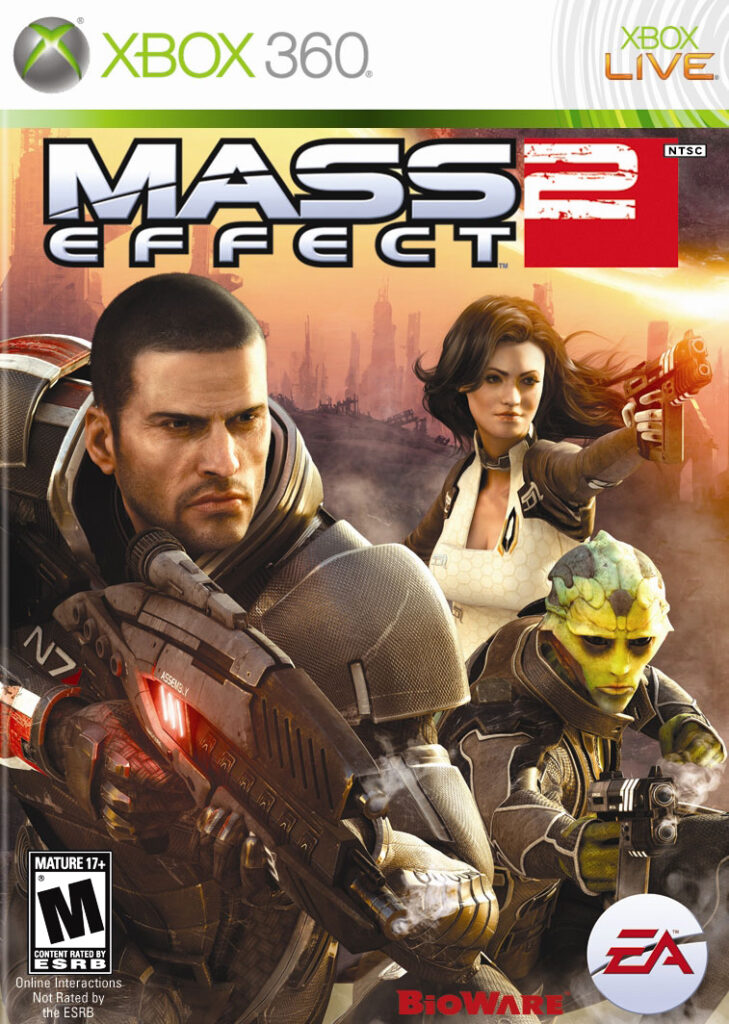 Mass Effect 2 Xbox 360 cover