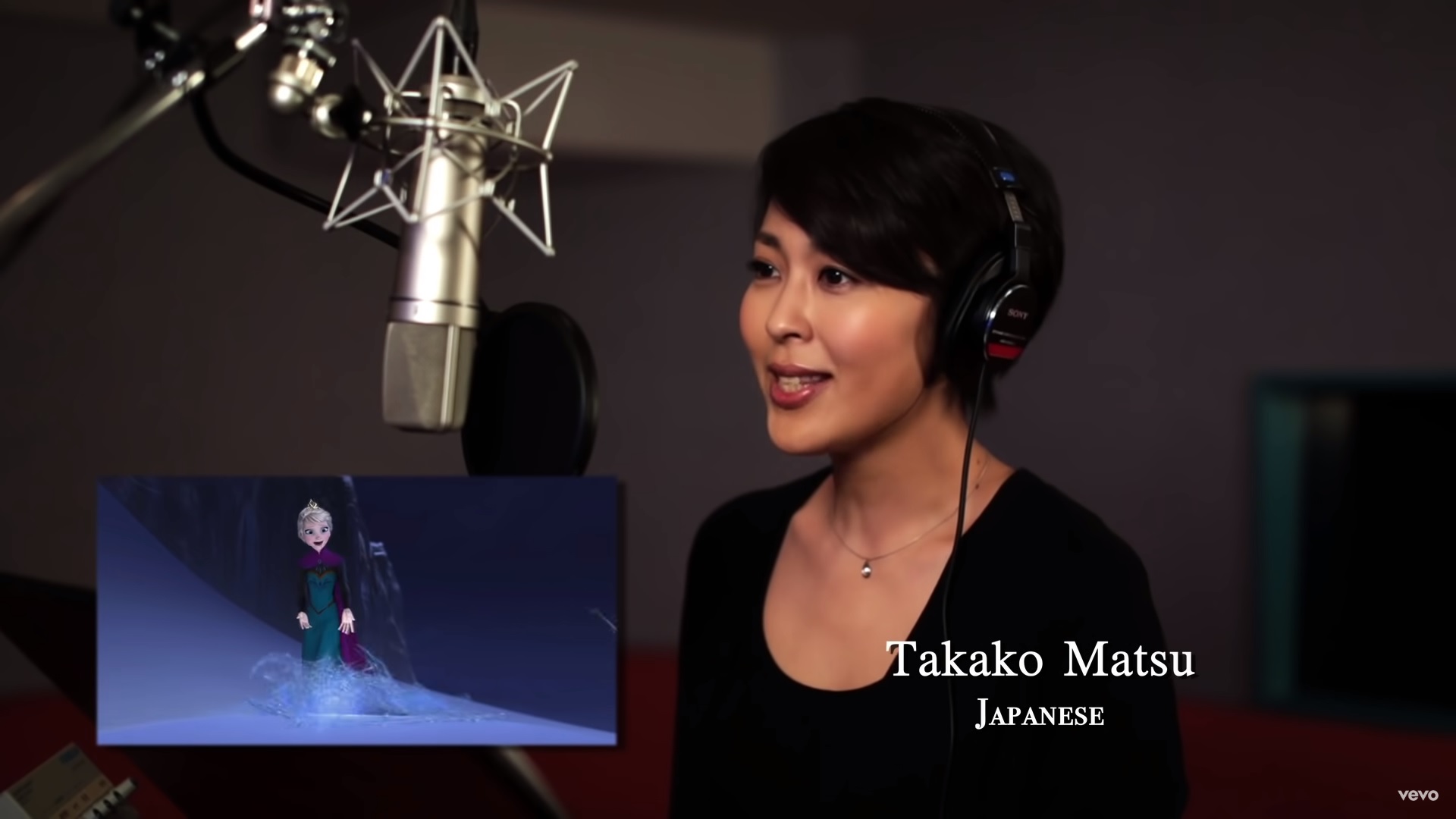 Let It Go: Watch the Singers Behind the Mic!