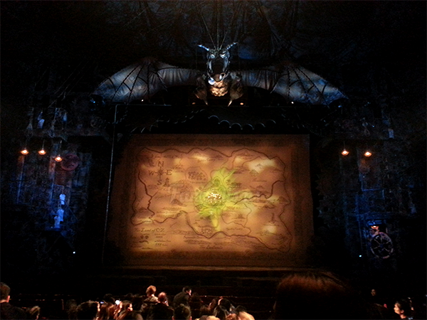 The stage at Wicked Manila when viewed from the L Row in the "Emerald" section