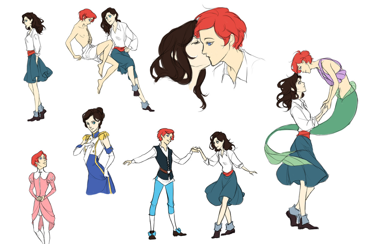 Genderbent Disney Characters By Doro Fangirlisms