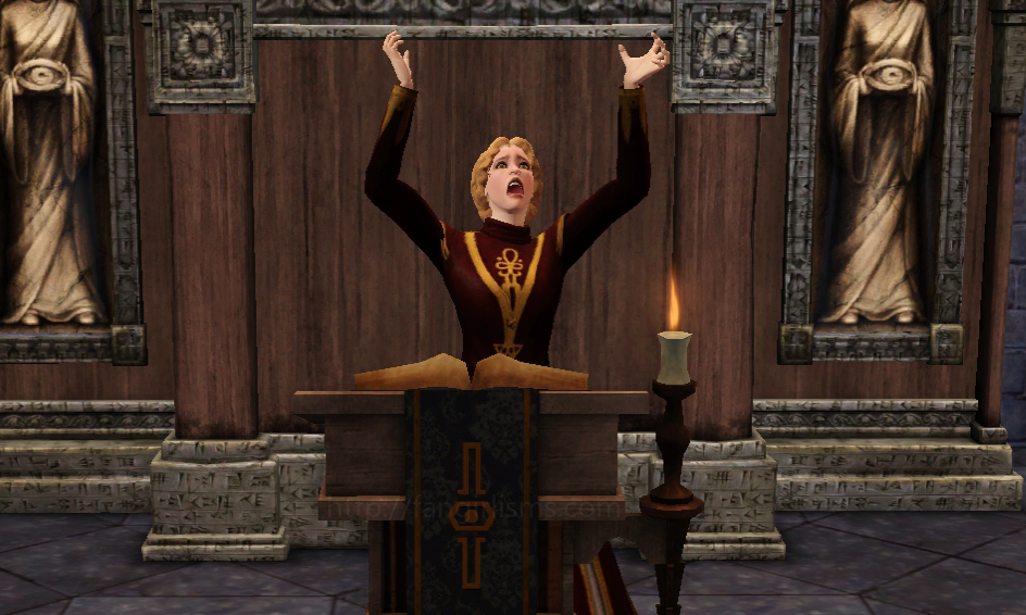 Sims Medieval - female Jacoban priest